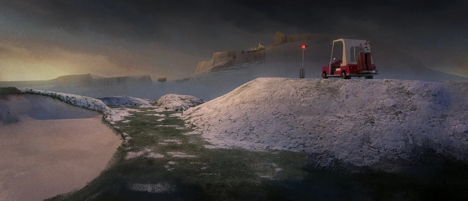 Golf Course Progression Widescreen