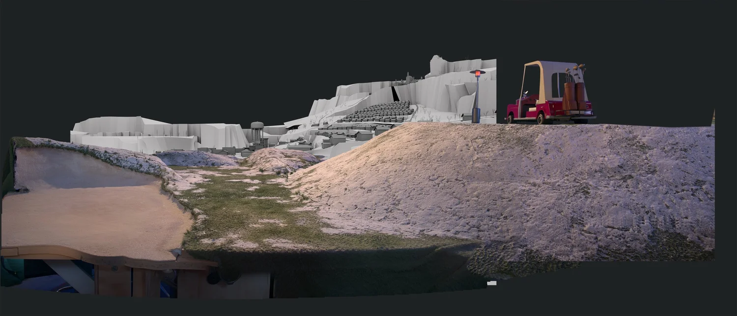 Golf Course Stage Layout Widescreen